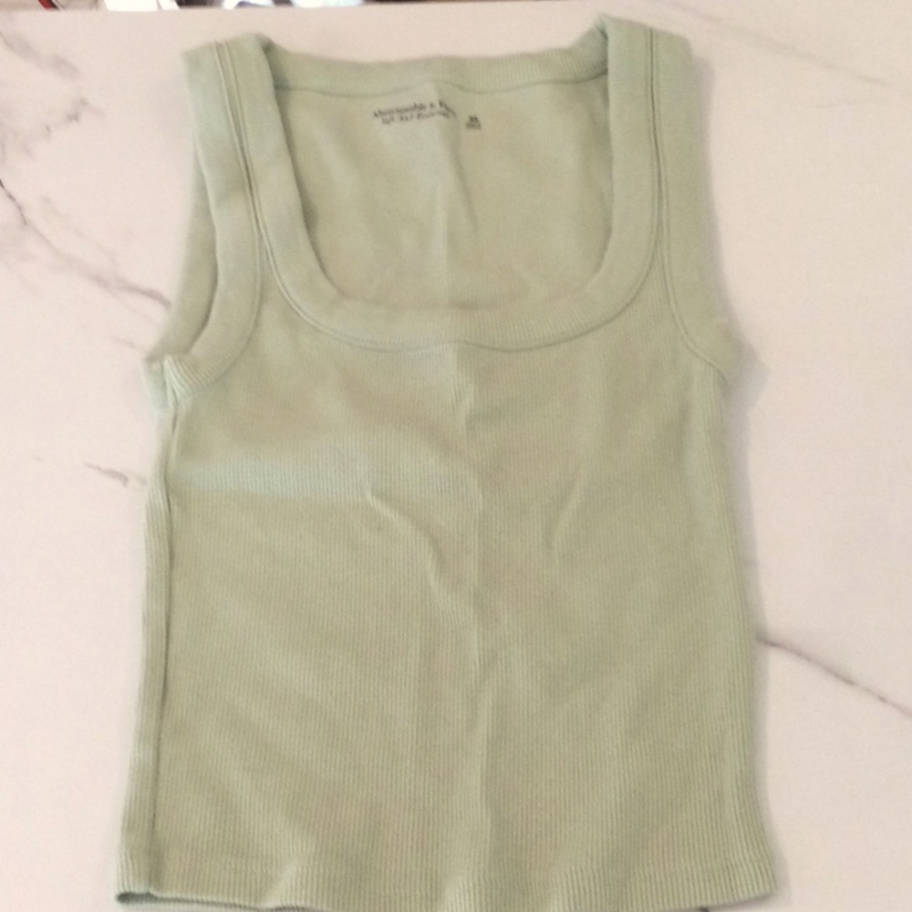 Abercrombie and Fitch Mint Green Ribbed tank top, xs